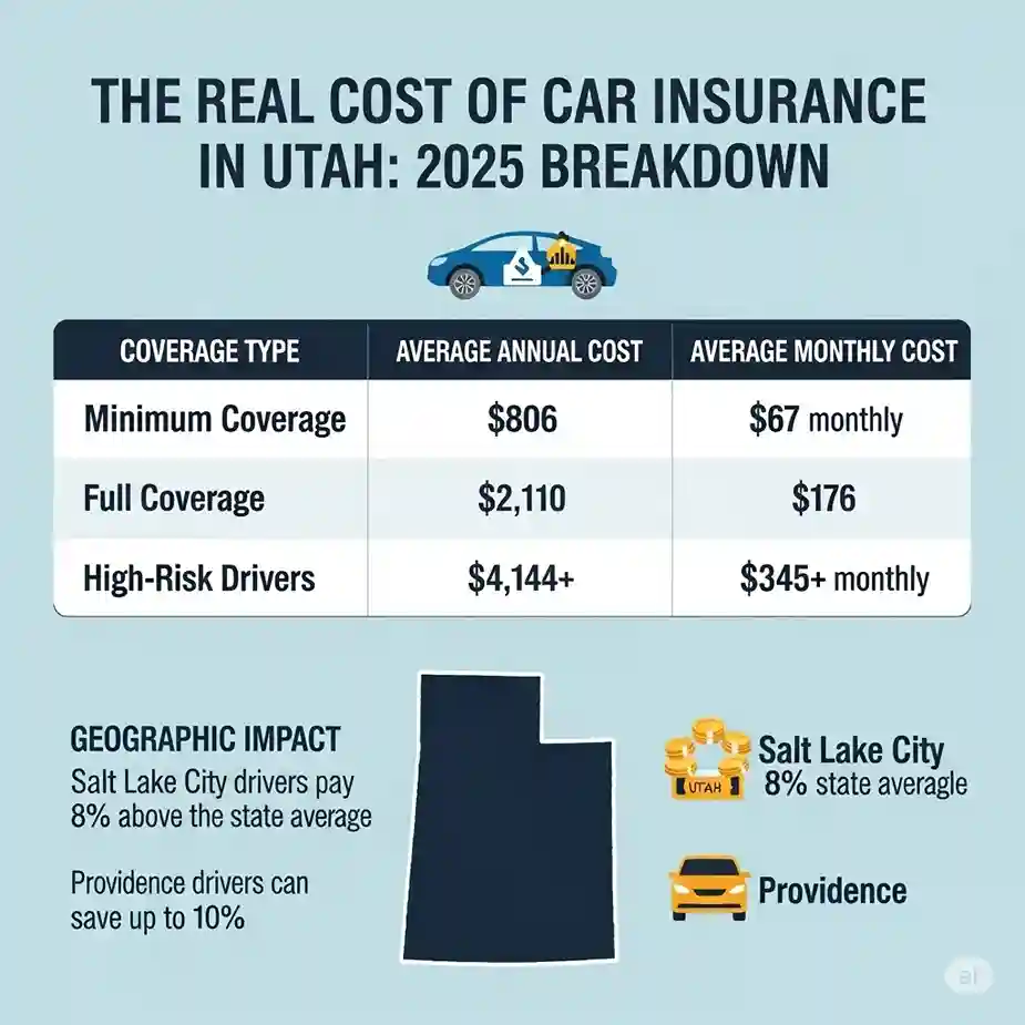 Average Insurance Costs Utah