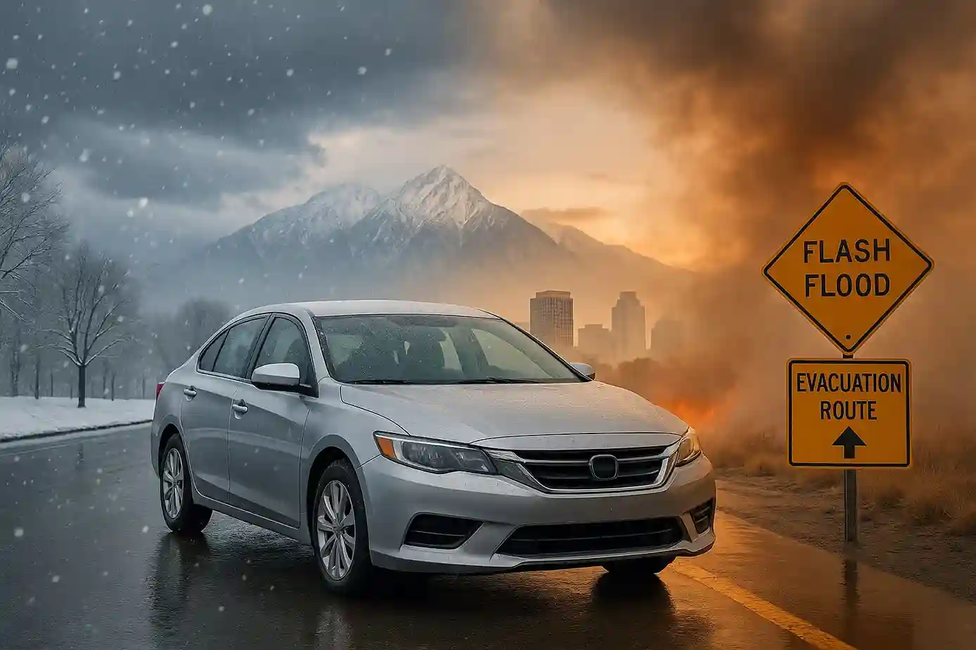 Weather affects car insurance claims in Utah